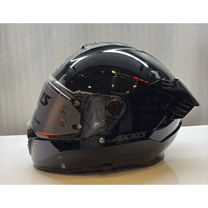 AXXIS KASK HAWK EVO SV SOLID A1 PARLAK SİYAH