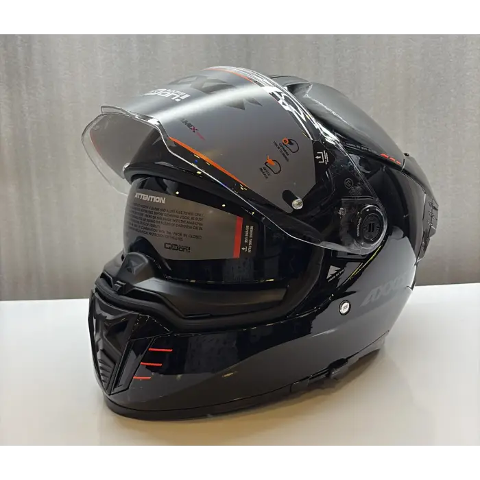 AXXIS KASK HAWK EVO SV SOLID A1 PARLAK SİYAH