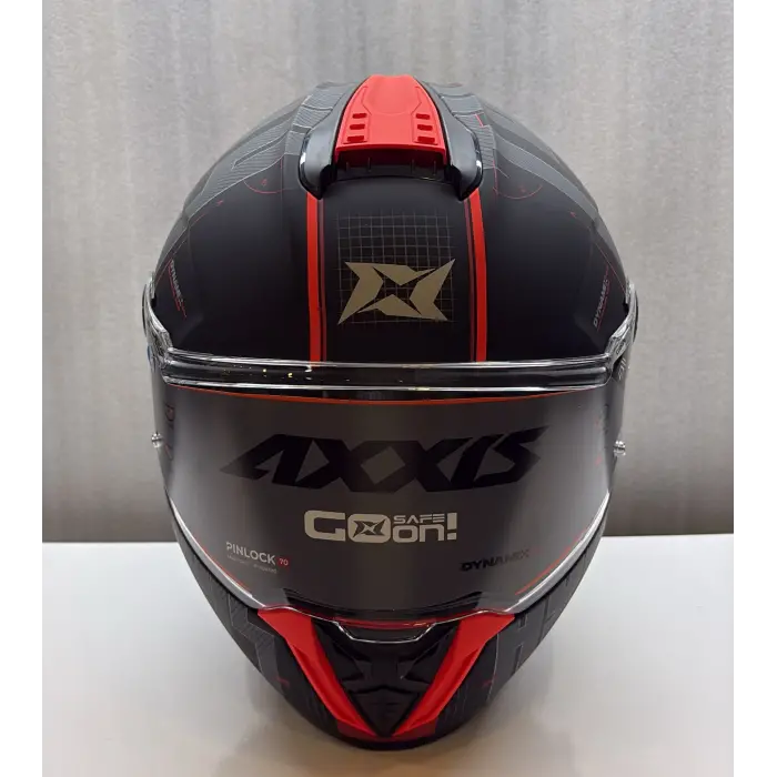 AXXIS KASK HAWK EVO SV TYPE STUDIO B5 MAT KIRMIZI/SİYAH