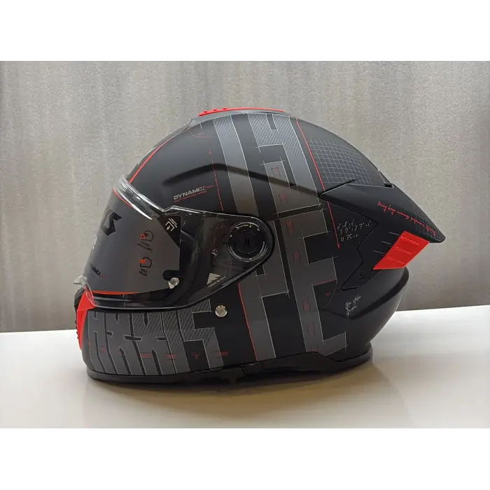 AXXIS KASK HAWK EVO SV TYPE STUDIO B5 MAT KIRMIZI/SİYAH