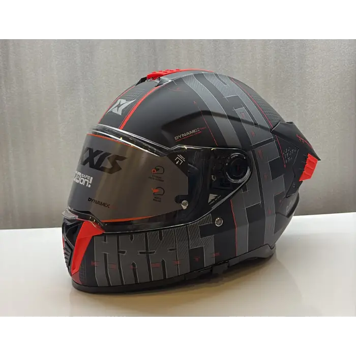 AXXIS KASK HAWK EVO SV TYPE STUDIO B5 MAT KIRMIZI/SİYAH