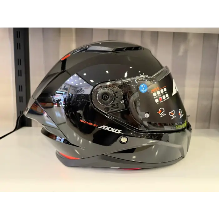 AXXIS KASK PANTHER SV SOLID A1 PARLAK SIYAH