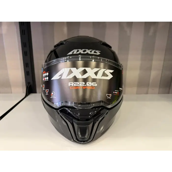 AXXIS KASK PANTHER SV SOLID A1 PARLAK SIYAH