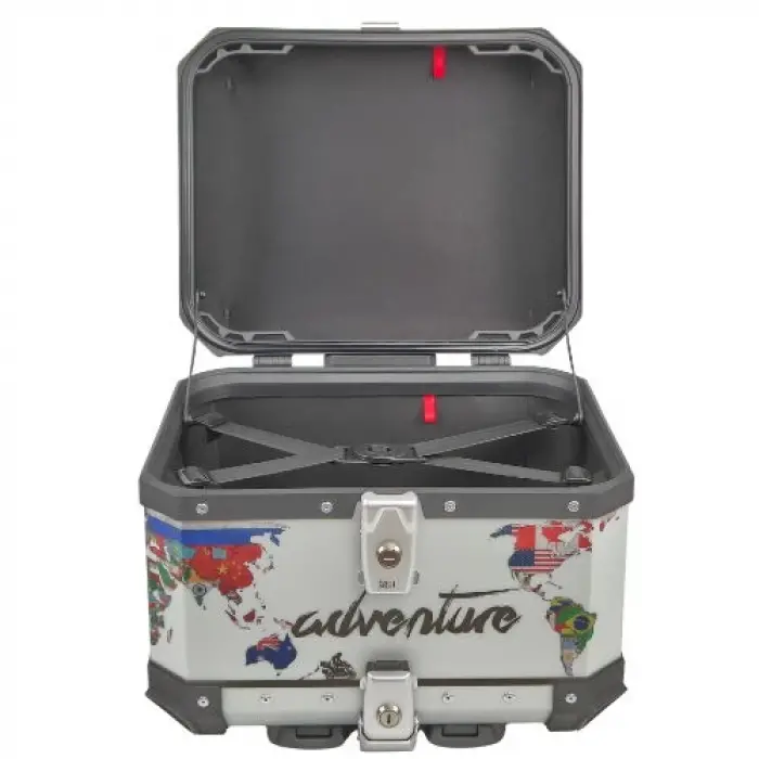 Coocase Alüminyum Arka Çanta Gümüş Word 55L