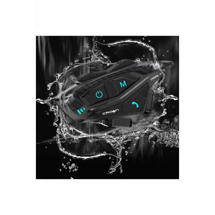 Crown Micro CMMK-08 8 Kişilik Motosiklet Kask Bluetooth İntercom Seti