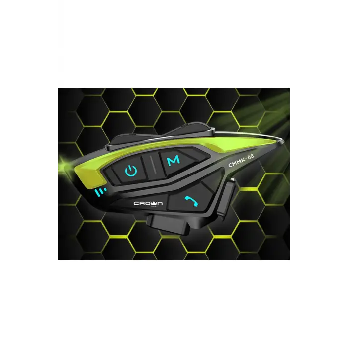 Crown Micro CMMK-08 8 Kişilik Motosiklet Kask Bluetooth İntercom Seti