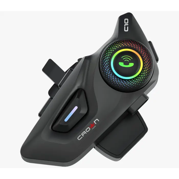 CROWN MICRO C10 Motosiklet Kask Bluetooth interkom Seti