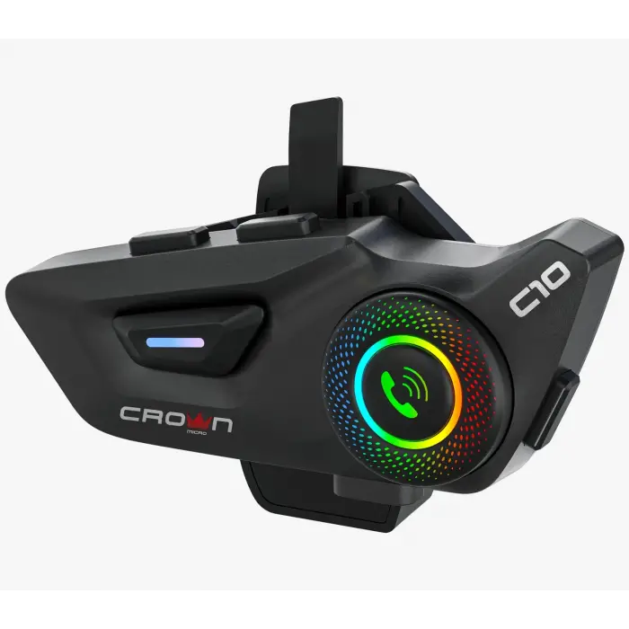 CROWN MICRO C10 Motosiklet Kask Bluetooth interkom Seti