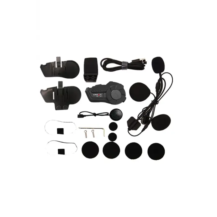 CROWN MICRO cmmk-02 Motosiklet Kask Bluetooth interkom Seti