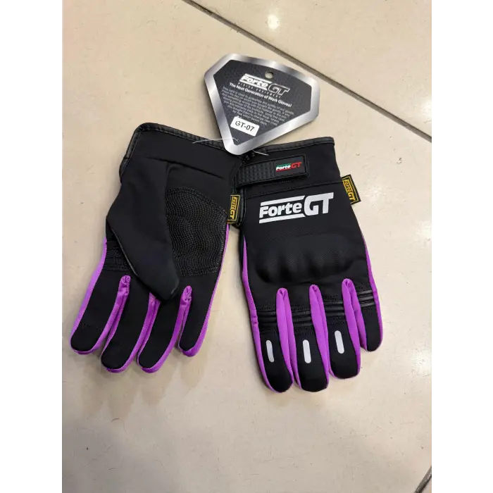 Eldiven FORTE GT 07 Softshell Mor Kadın