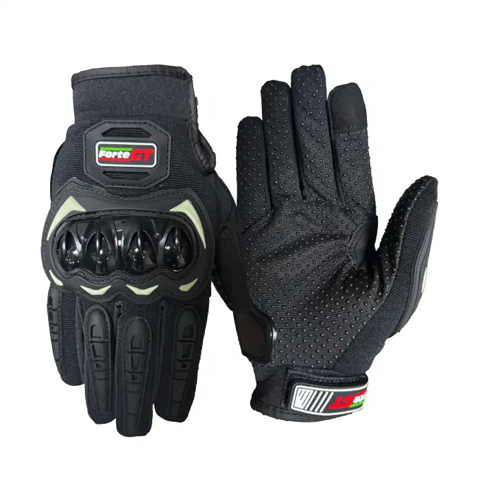 Eldiven Forte Gt 10 Pro Korumalı Yazlık Siyah