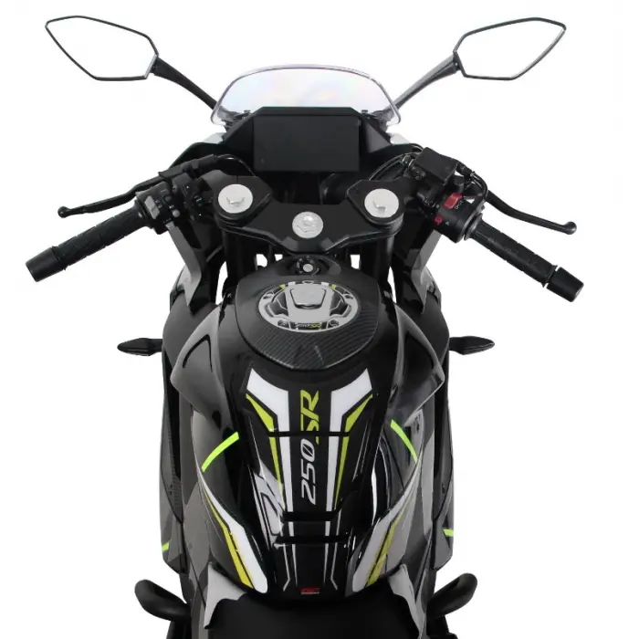 GP Kompozit CF Moto 250 SR 2020-2024 Uyumlu Tank Pad Seti Sarı