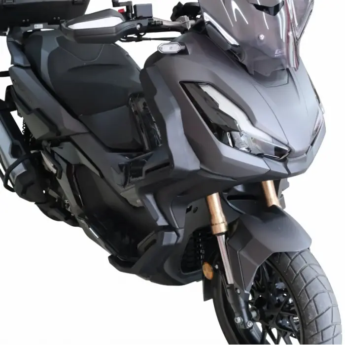 GP Kompozit Honda ADV 350 2023-2025 Uyumlu Üst Bacak Koruma Siyah