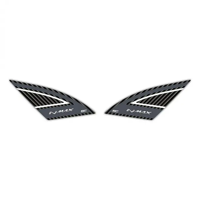 GP Kompozit Yamaha NMAX 125 / 155 2021-2024 Uyumlu Artçı Ayak Pad Gri