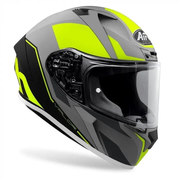 KASK AIROH VALOR WINGS YELLOW MATT