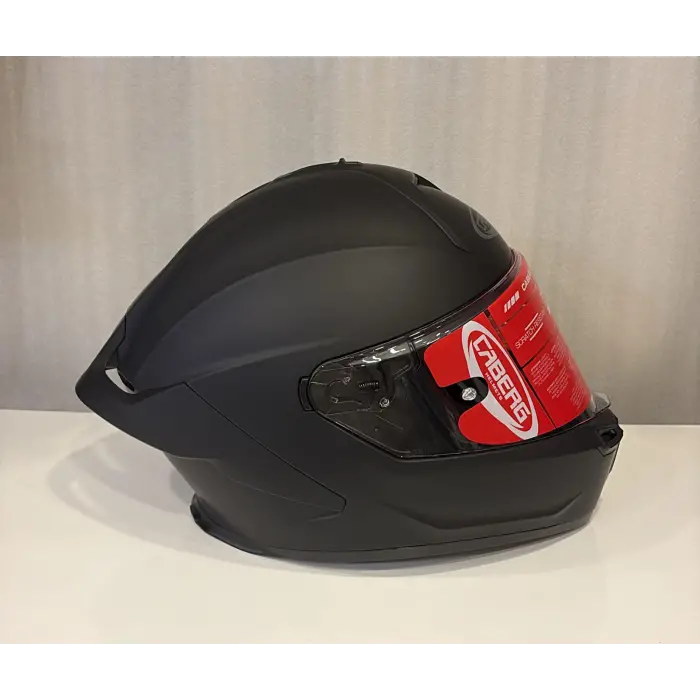 KASK CABERG ROXTER MAT SİYAH + GÜMÜŞ VİZÖR