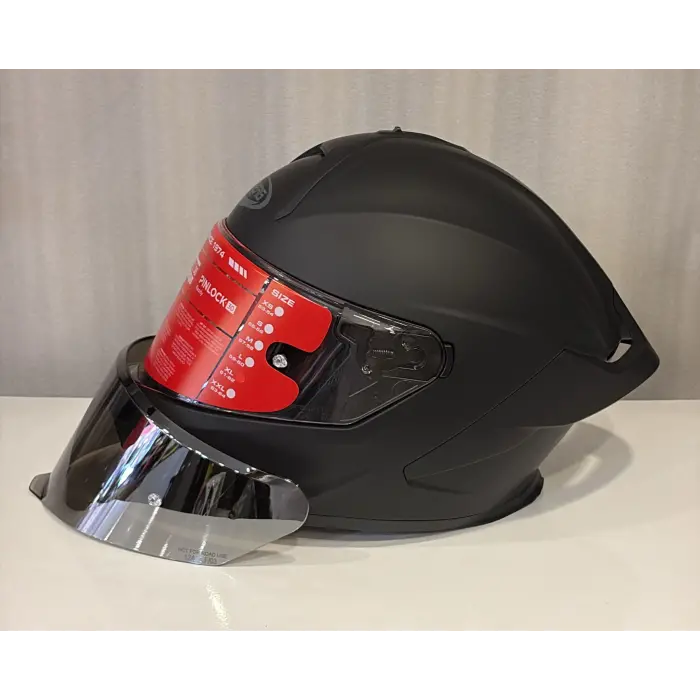 KASK CABERG ROXTER MAT SİYAH + GÜMÜŞ VİZÖR