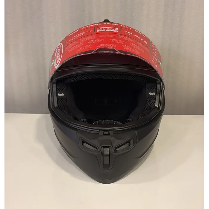 KASK CABERG ROXTER PARLAK SİYAH + GÜMÜŞ VİZÖR