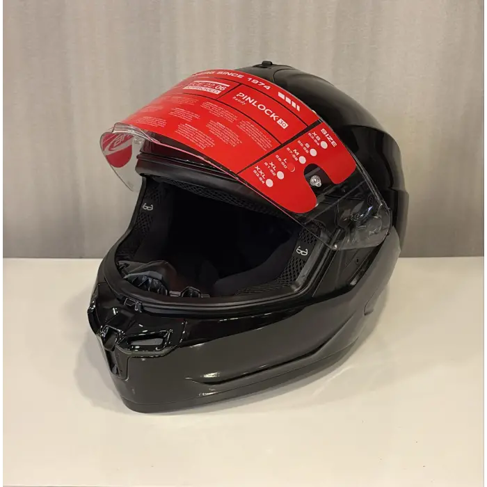 KASK CABERG ROXTER PARLAK SİYAH + GÜMÜŞ VİZÖR