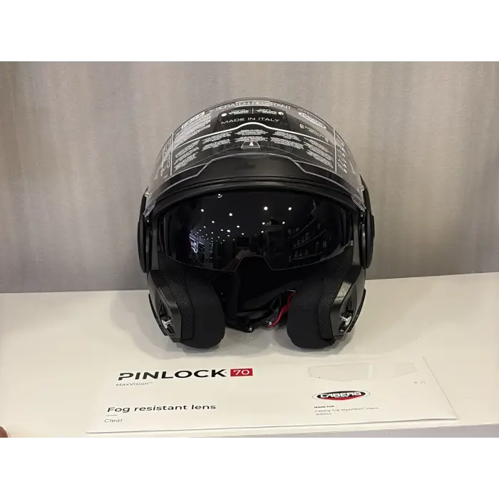 KASK CABERG TRİP MAT SİYAH ( NFC ) + PİNLOCK