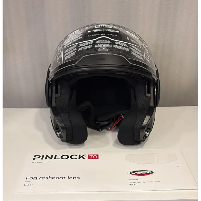 KASK CABERG TRİP MAT SİYAH ( NFC ) + PİNLOCK