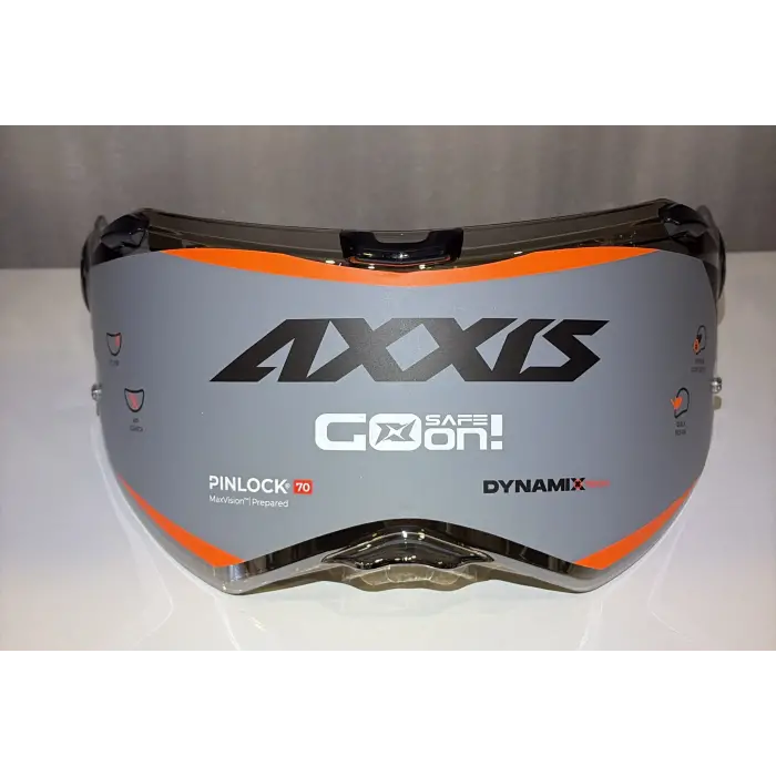 Kask Camı Axxis V-36 SİLVER MİRROR ( GÜMÜŞ GHOSTFİGHTER 2026)