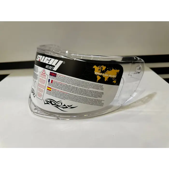 Kask Camı Sway 861 (CARBON SERİ )(Acerbis Krapon) Şeffaf