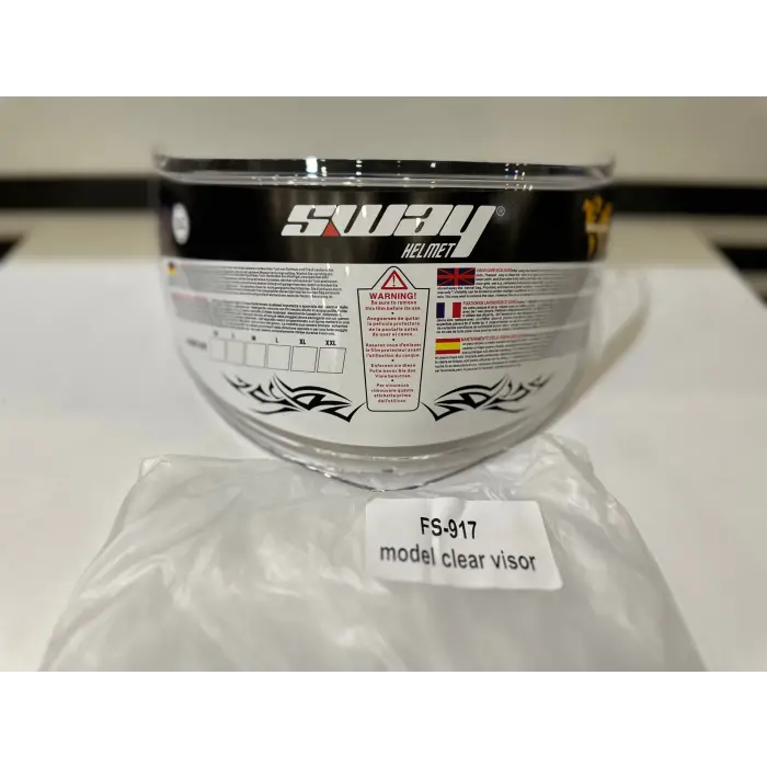 Kask Camı Sway 917 Şeffaf