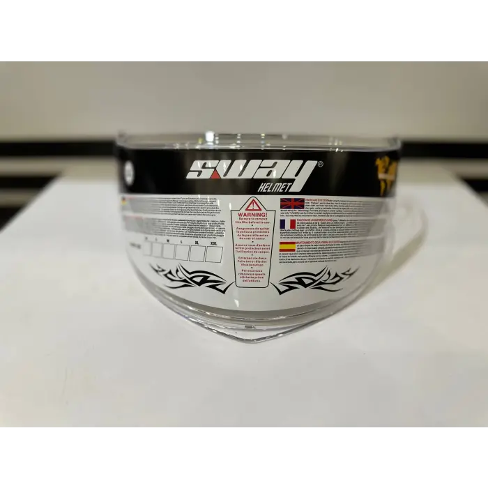 Kask Camı Sway 917 Şeffaf