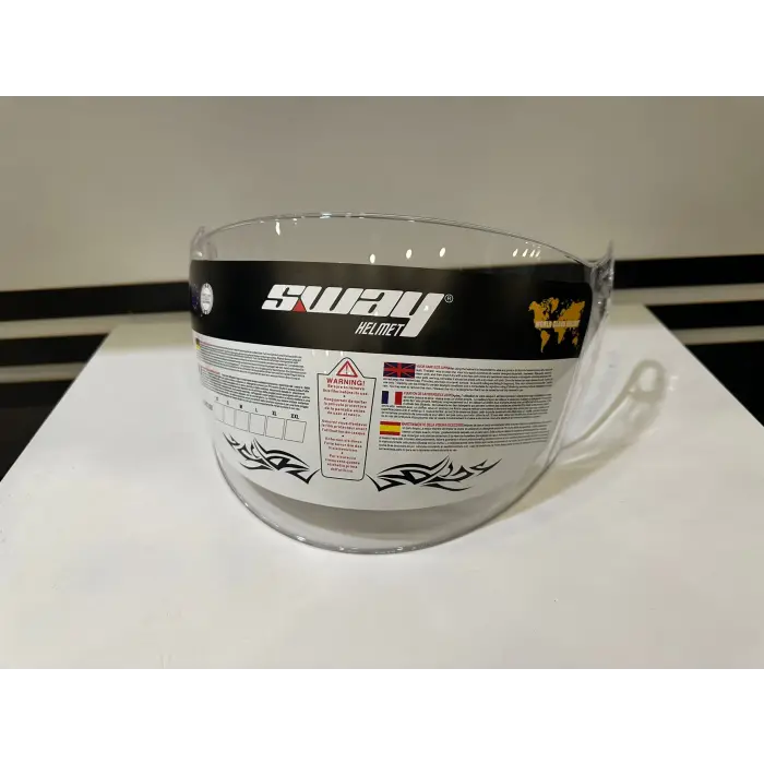 Kask Camı Sway SW-715 Şeffaf
