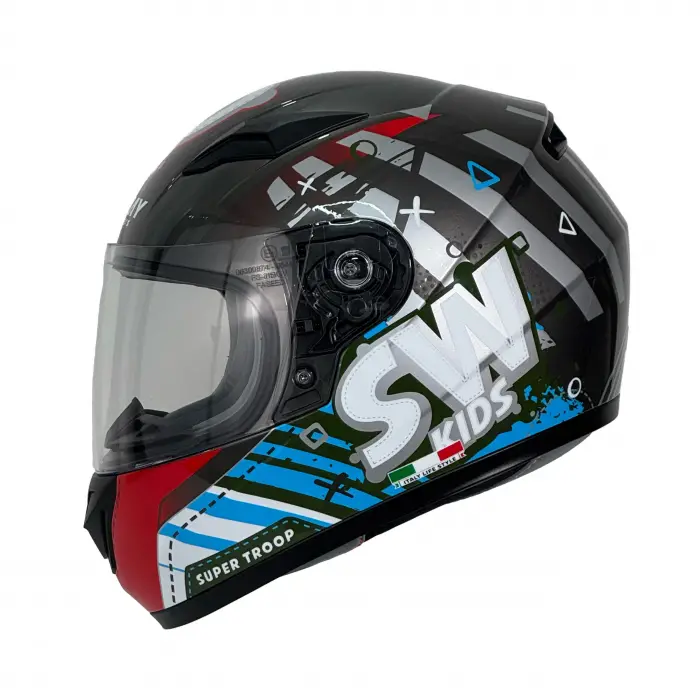 KASK ÇOCUK SWAY 815K GLOSS ALIEN TİTANUM FULL FACE