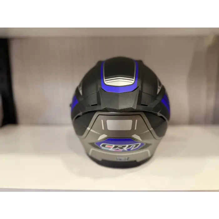 KASK CRN 620 AİR ÇENESİZ MAT SİYAH/MAVİ