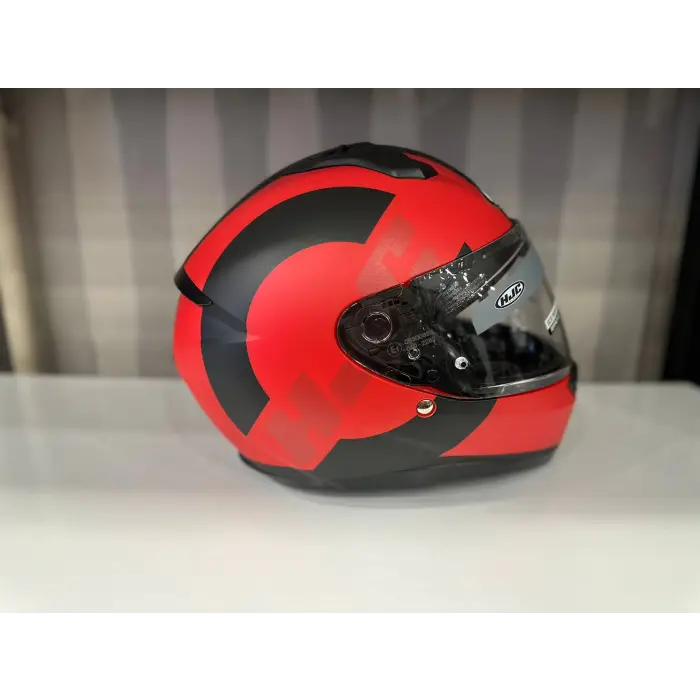 KASK HJC C10 KASK TEZ MC1SF KIRMIZI/SİYAH