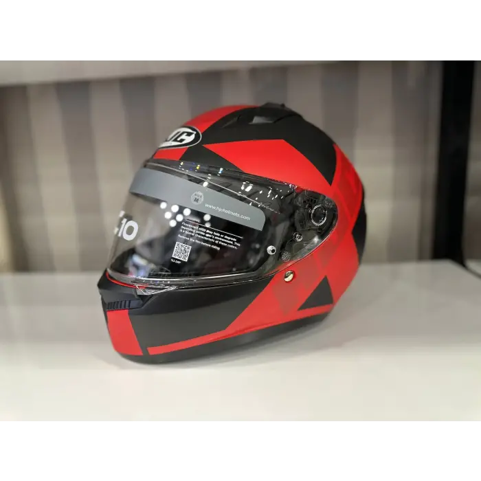 KASK HJC C10 KASK TEZ MC1SF KIRMIZI/SİYAH