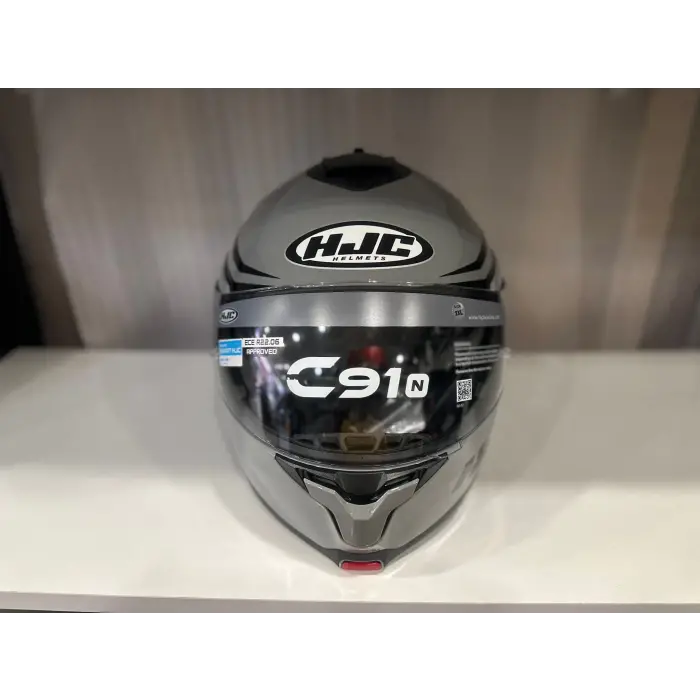 KASK HJC C91N KASK NEPOS MC5 PARLAK GRİ/SİYAH