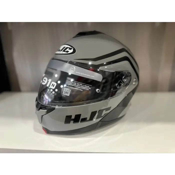 KASK HJC C91N KASK NEPOS MC5 PARLAK GRİ/SİYAH