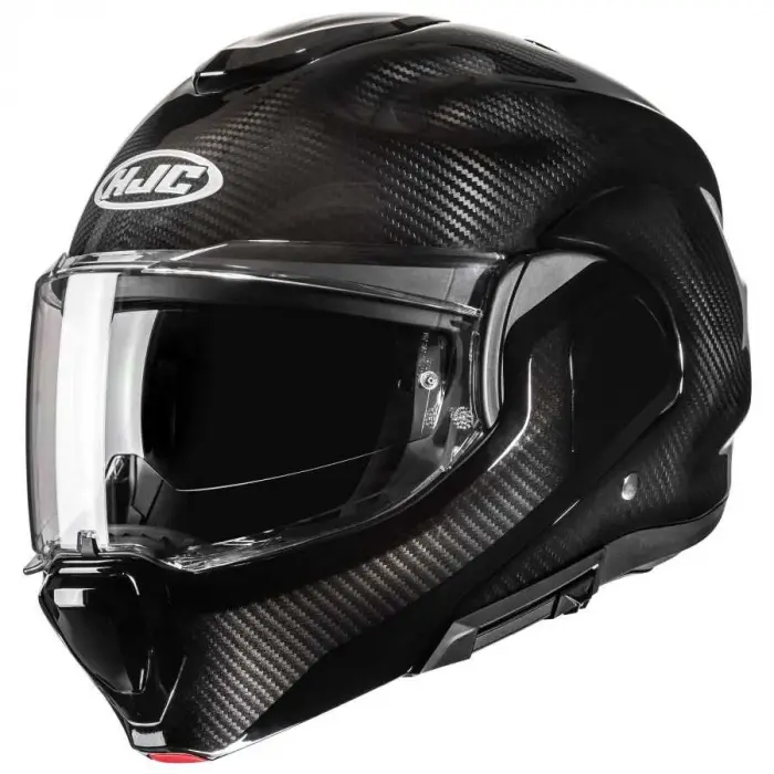 KASK HJC F100 CARBON SİYAH180 DERECE ÇENE AÇILIR