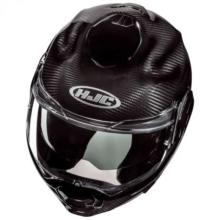 KASK HJC F100 CARBON SİYAH180 DERECE ÇENE AÇILIR