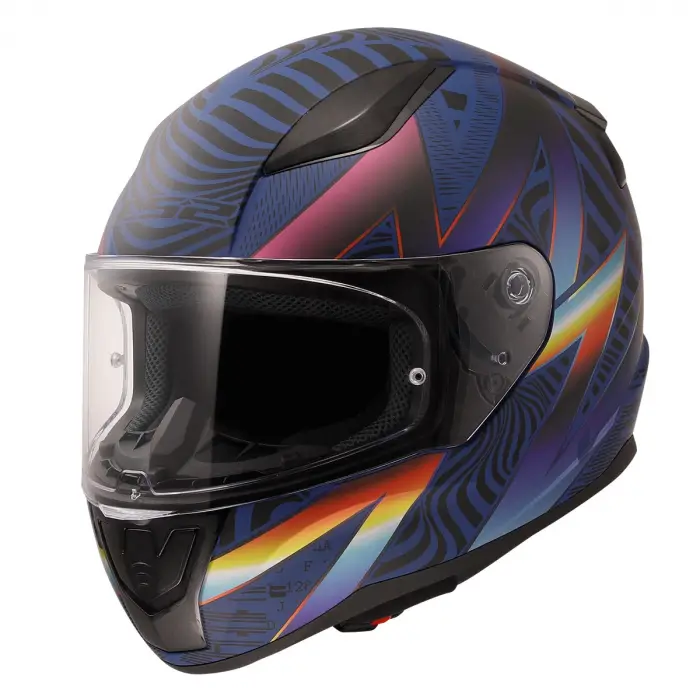 KASK LS2 RAPID 2 OPTIK MAT MAVİ-MOR