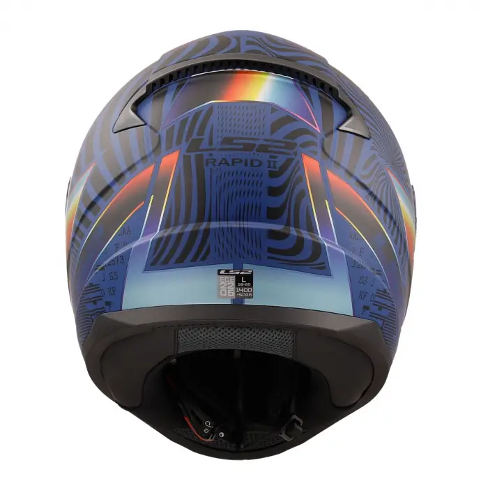 KASK LS2 RAPID 2 OPTIK MAT MAVİ-MOR