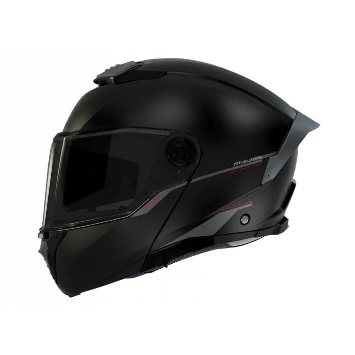 KASK MT ATOM 2 A11 ÇENE AÇILIR MAT SİYAH