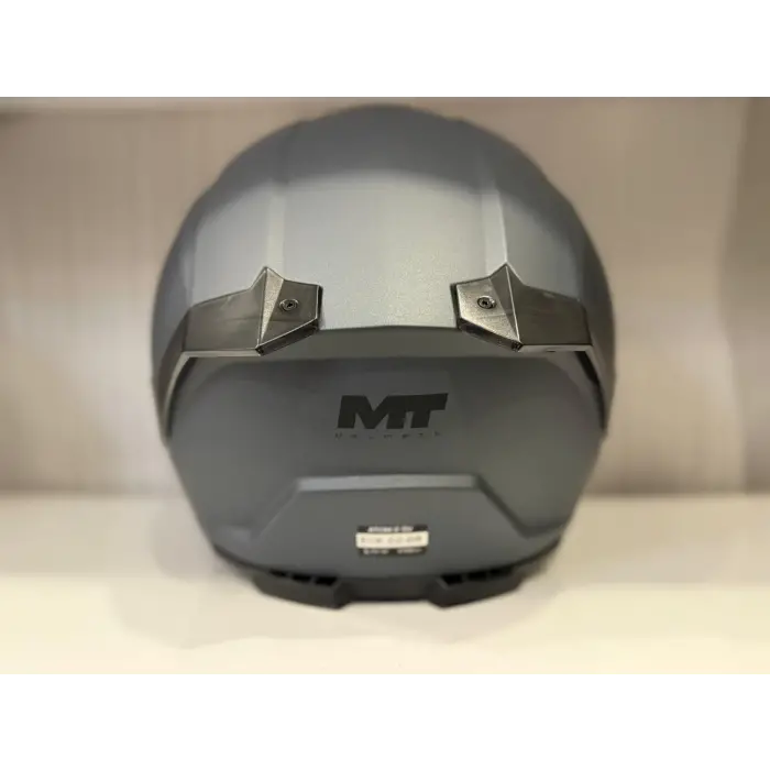 KASK MT ATOM 2 A2 PURE MAT GREY ÇENE AÇILIR