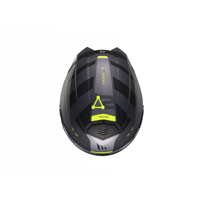 KASK MT ATOM 2 DESTINY C2 ÇENE AÇILIR MAT FÜME/SİYAH
