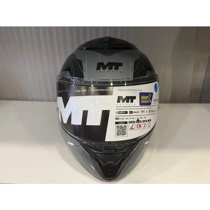 KASK MT ATOM 2 HİGHLANDS C2 PARLAK GRİ