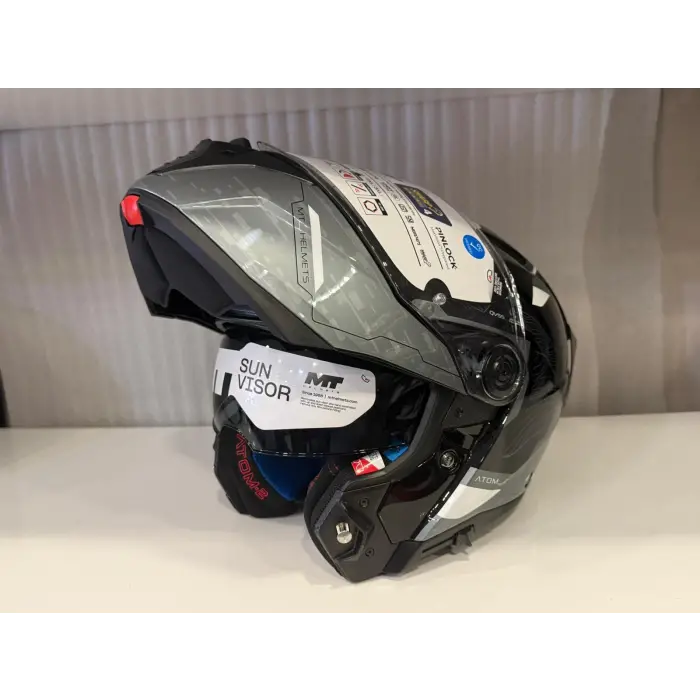KASK MT ATOM 2 HİGHLANDS C2 PARLAK GRİ