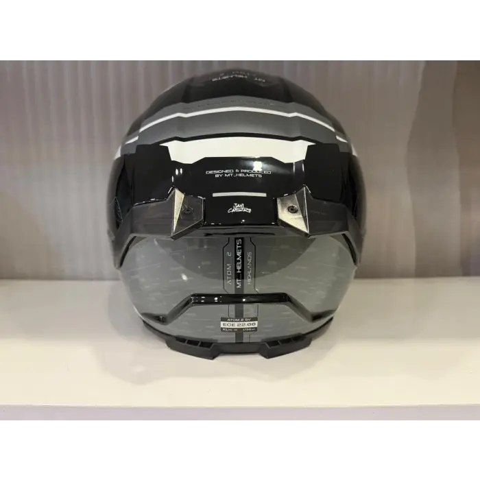 KASK MT ATOM 2 HİGHLANDS C2 PARLAK GRİ