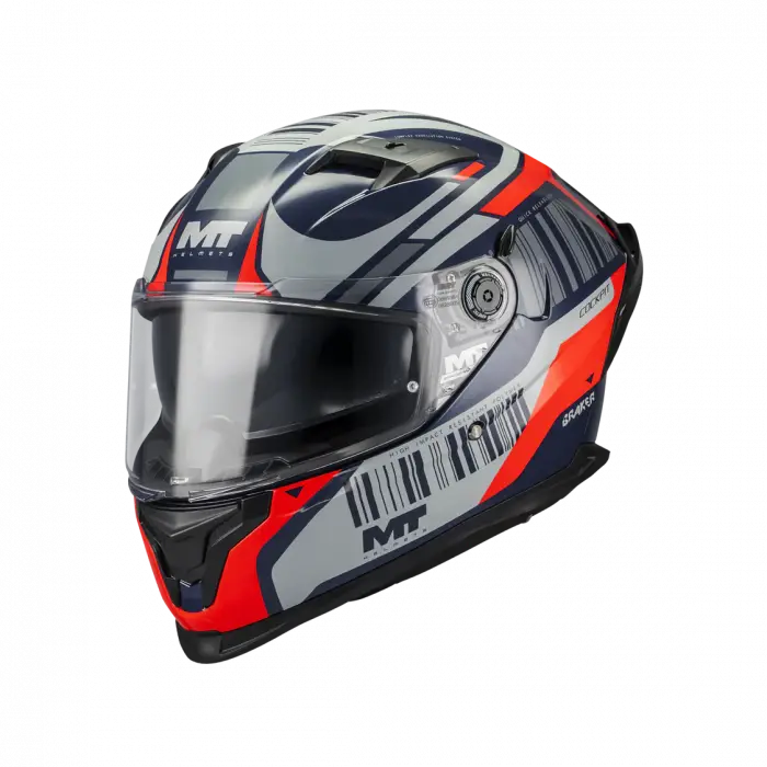 KASK MT BRAKER SV COCKPİT C5 PARLAK MAVİ