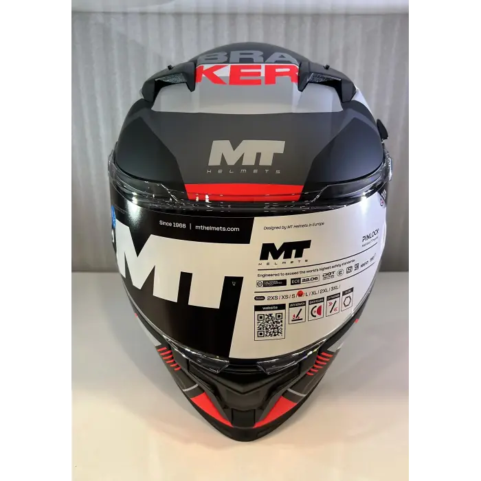 KASK MT BRAKER SV INCEPTION B5 MAT KIRMIZI