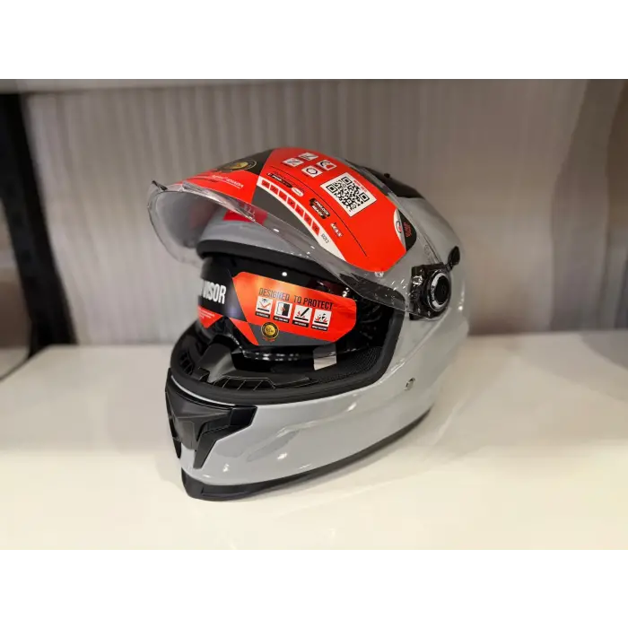 KASK MT BRAKER SV SOLİD A12 PARLAK NARDO GRİ