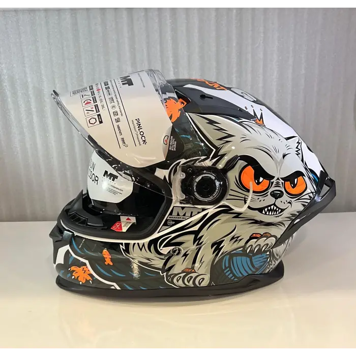 KASK MT BRAKER SV THE KING A7 PARLAK MAVİ